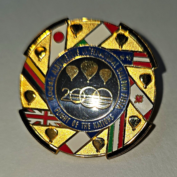 Jewelry - 2000 Kodak Albuquerque International Balloon Fiesta Pin Flight of the Nations